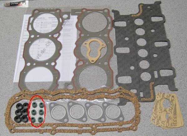 V6-Dichtsatz Kopf 2,8L 99kW spät (PLUS)